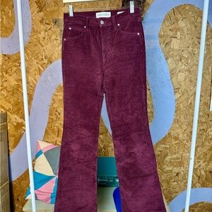 Denim Forum “The Bettie” Corduroy Flare Pants